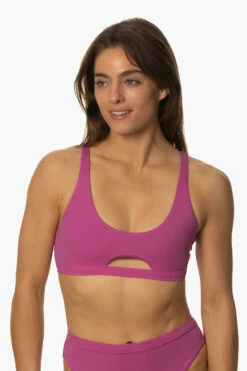 Amelia Bikini Top - Leucadia -JOLYN Sales Swim Tops Amelia Solids Leucadia Front MichelleMason JSD2.23 030723