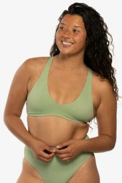 Aster Bikini Top - Aspen 16 Aster Bikini Top - Aspen -JOLYN Sales Swim Tops Aster Solid Front Aspen JSD1 Maya 031722