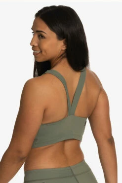 Biarritz Bikini Top - Eucalyptus -JOLYN Sales Swim Tops Biarritz Solid Eucalyptus Back Side TiaSurf KianiSouza 020923