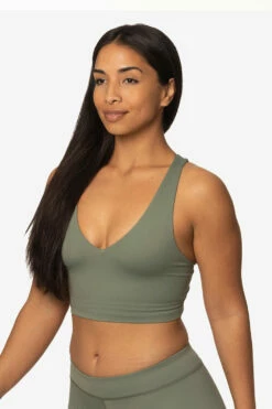 Biarritz Bikini Top - Eucalyptus -JOLYN Sales Swim Tops Biarritz Solid Eucalyptus Front Side TiaSurf KianiSouza 020923