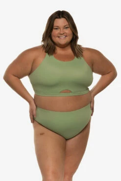 Carmen Bikini Top - Aspen -JOLYN Sales Swim Tops Carmen Solid Aspen Front Carly 060922