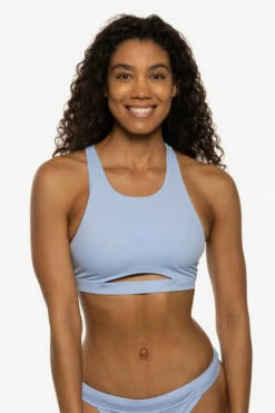 Carmen Bikini Top - Sky 27 Carmen Bikini Top - Sky -JOLYN Sales Swim Tops Carmen Solid Front Sky JSD1 Nikkie 040722