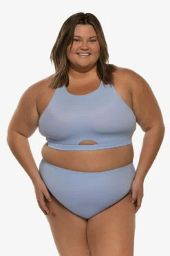 Carmen Bikini Top - Sky 30 Carmen Bikini Top - Sky -JOLYN Sales Swim Tops Carmen Solid Sky Front Carly 060922