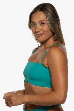 Chika Bikini Top - Coast 7 Chika Bikini Top - Coast -JOLYN Sales Swim Tops Chika Solid Side Coast EKSD2 Kaylyn 050622