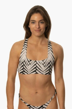 Cleo Bikini Top - Pacific -JOLYN Sales Swim Tops Cloe Prints Pacific Front MichelleMason JSD2.23 030723