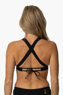 Force Bikini Top - Black 7 Force Bikini Top - Black -JOLYN Sales Swim Tops Force Solid Black Back CourtneySurf ChristinaQuakernik 021123