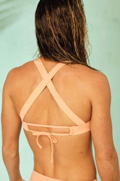 Force Bikini Top - Desert Flower -JOLYN Sales Swim Tops Force Solid Desert Flower DESERTFLOWER Back CourtneySurf Courtney