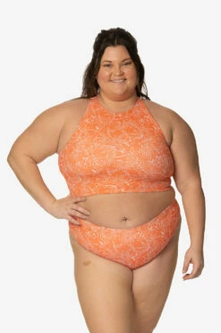 Gwen Bikini Top - Crystal Cove -JOLYN Sales Swim Tops Gwen Prints Crystal Cove Front CarlyCompton JSD2.23 021023