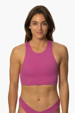 Gwen Bikini Top - Leucadia -JOLYN Sales Swim Tops Gwen Solids Leucadia Front MichelleMason JSD2.23 030723