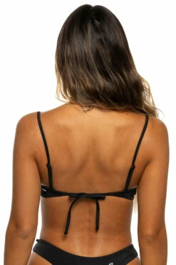 Hikari Bikini Top - Black -JOLYN Sales Swim Tops Hikari Solid Back Black BLK EKSD1 Eryn 022122