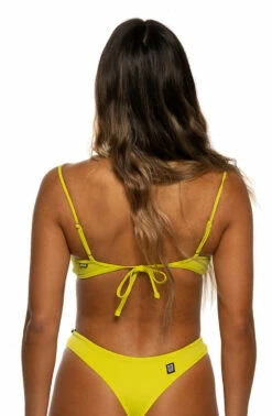Hikari Bikini Top - Pear -JOLYN Sales Swim Tops Hikari Solid Back Pear EKSD1 Eryn 022122