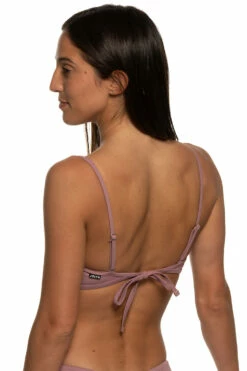 Hikari Bikini Top - Orchid 11 Hikari Bikini Top - Orchid -JOLYN Sales Swim Tops Hikari Solid Side Orchid BLK EKSD1 Laura 021822