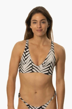 Karena Bikini Top - Pacific -JOLYN Sales Swim Tops Karena Prints Pacific Front MichelleMason JSD2.23 030723