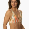 Karena Bikini Top - Zuma 2 Karena Bikini Top - Zuma -JOLYN Sales Swim Tops Karena Prints Zuma FrontSide MichelleMason JSD2.23 030723