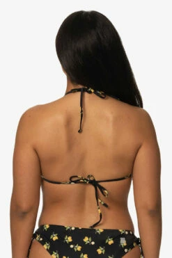 Kewalos Bikini Top - Lemon Drop -JOLYN Sales Swim Tops Kawelos Print Lemon Drop LEMONDROP Back TiaSurf KianiSouza 020923