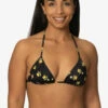 Kewalos Bikini Top - Lemon Drop -JOLYN Sales Swim Tops Kawelos Print Lemon Drop LEMONDROP Front TiaSurf KianiSouza 020923