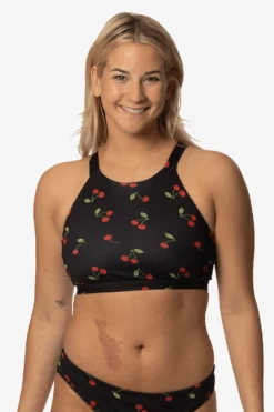Kaylee Bikini Top - Cherries