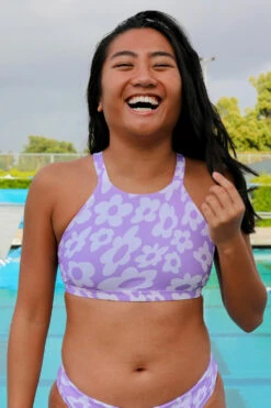 Kaylee Bikini Top - Disco -JOLYN Sales Swim Tops Kaylee Print Front Disco 041122 Emma