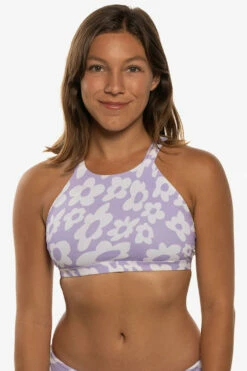 Kaylee Bikini Top - Disco -JOLYN Sales Swim Tops Kaylee Print Front Disco 041522 Chloe