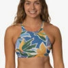 Kaylee Bikini Top - Jasmine -JOLYN Sales Swim Tops Kaylee Prints Jasmine Front LaurenMcKenna 030923