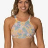 Kaylee Bikini Top - Buttercup -JOLYN Sales Swim Tops Kaylee Solids Buttercup Front LaurenMcKenna 030923