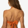 Lacanau Bikini Top - Ginger -JOLYN Sales Swim Tops Lacanau Solid Ginger Back Side TiaSurf MiskaSykora 021023