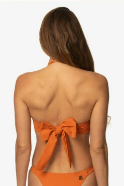 Lacanau Bikini Top - Ginger -JOLYN Sales Swim Tops Lacanau Solid Ginger Back TiaSurf MiskaSykora 021023