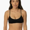 Lanikea Bikini Top - Black 1 Lanikea Bikini Top - Black -JOLYN Sales Swim Tops Lanikea Solid Black Front TiaSurf MonicaWalsh 020923