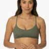 Lanikea Bikini Top - Eucalyptus -JOLYN Sales Swim Tops Lanikea Solid Eucalyptus Front TiaSurf MonicaWalsh 020923