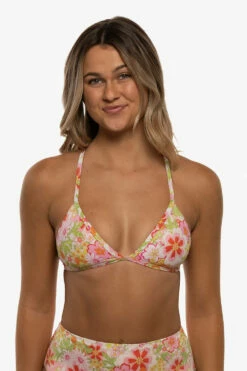 Lily Bikini Top - Stella -JOLYN Sales Swim Tops Lily Print Stella Front Mia 052022