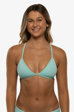 Lily Bikini Top - Aqua