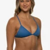 Lily Bikini Top - Azul 1 Lily Bikini Top - Azul -JOLYN Sales Swim Tops Lily Solid Azul Side Mia 052022