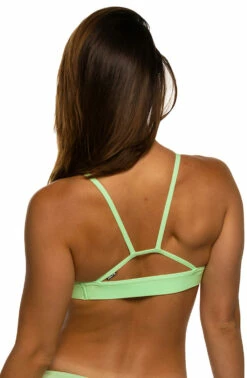 Mara Hybrid Bikini Top - Mint 19 Mara Hybrid Bikini Top - Mint -JOLYN Sales Swim Tops Mara Solid Back Mint Angie 061821