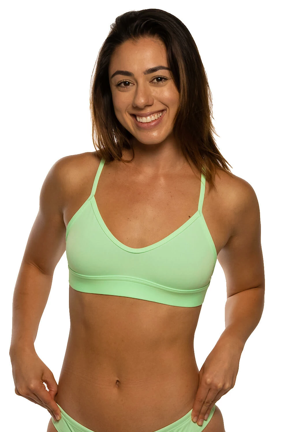 Mara Hybrid Bikini Top - Mint 10 Mara Hybrid Bikini Top - Mint - Image 8