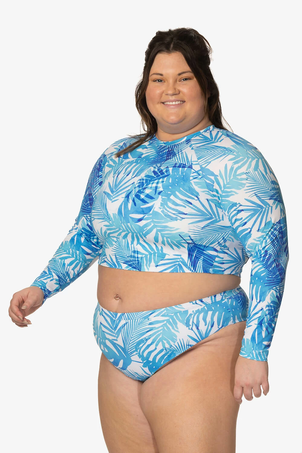 Moana Long Sleeved Crop Rashie - La Jolla 10 Moana Long Sleeved Crop Rashie - La Jolla - Image 8