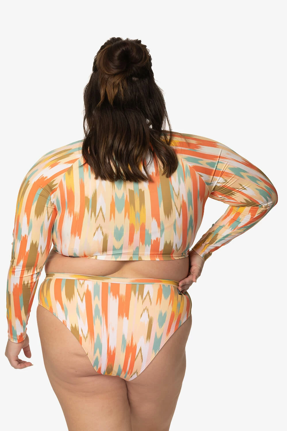 Moana Long Sleeved Crop Rashie - Zuma 4 Moana Long Sleeved Crop Rashie - Zuma - Image 2