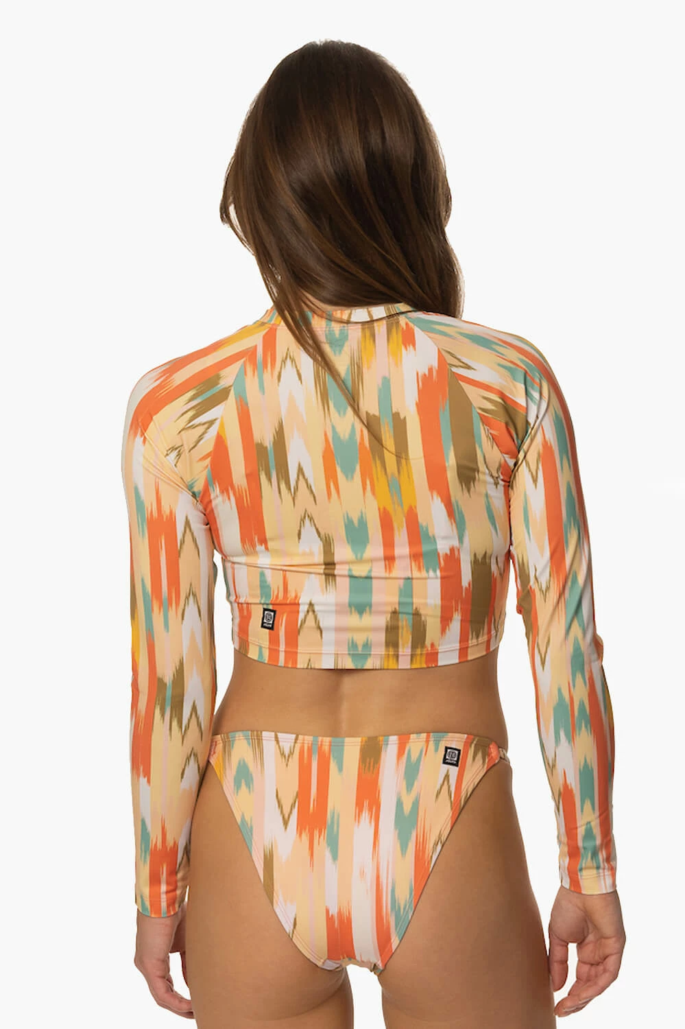 Moana Long Sleeved Crop Rashie - Zuma 5 Moana Long Sleeved Crop Rashie - Zuma - Image 3