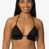 Pavones Bikini Top - Black