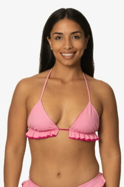 Pavones Bikini Top - Dazzle 15 Pavones Bikini Top - Dazzle -JOLYN Sales Swim Tops Pavones Solid Dazzel Side1 Front TiaSurf KianiSouza 020923