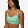 Penelope Mesh Bikini Top - Spirulina -JOLYN Sales Swim Tops Penelope Solids Spirulina Front Side GiannaShami 040323