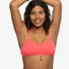 Sofia Bikini Top - Hot Pink -JOLYN Sales Swim Tops Sofia Solid Hot Pink HP Front Aysia 062422