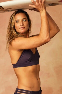 Sunset Bikini Top - Agate 9 Sunset Bikini Top - Agate -JOLYN Sales Swim Tops Sunset Solids Agate Front Side CourtneySurf Courtney