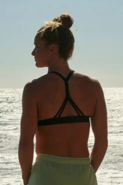 Sunset Bikini Top - Black 10 Sunset Bikini Top - Black -JOLYN Sales Swim Tops Sunset Solids Black Back2 CourtneySurf Courtney