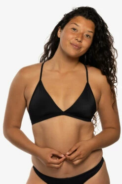 Teresa Bikini Top - Black -JOLYN Sales Swim Tops Teresa Solid Front Black BLK JSD1 Maya 031722