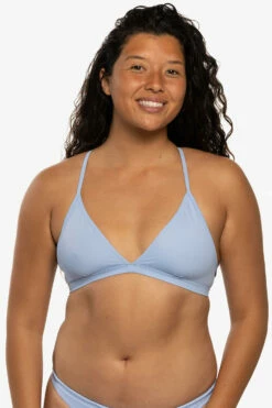 Teresa Bikini Top - Sky 11 Teresa Bikini Top - Sky -JOLYN Sales Swim Tops Teresa Solid Front Sky JSD1 Maya 031722