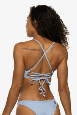 Teresa Bikini Top - Sky 10 Teresa Bikini Top - Sky -JOLYN Sales Swim Tops Teresa Solid Side Sky JSD1 Nikkie 040722
