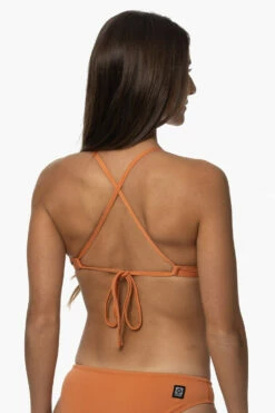 Triangle Bikini Top - Tawny -JOLYN Sales Swim Tops Triangle Tawny SideBack KarolMartin 121322