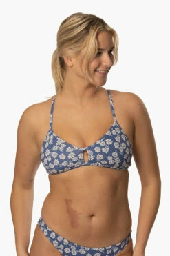 Vent Bikini Top - Bonny -JOLYN Sales Swim Tops Vent Print Bonny Front Side EmiJack 041323