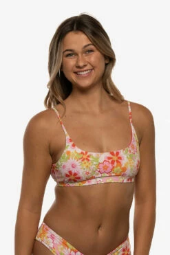 Viviana Bikini Top - Stella -JOLYN Sales Swim Tops Viviana Print Stella Side Liz 052422
