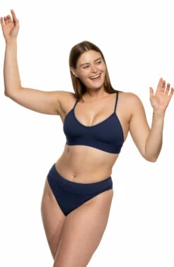 Zoe Bikini Bottom - Red -JOLYN Sales Swim Bottoms Zoe Solid Side Navy Malia 052821